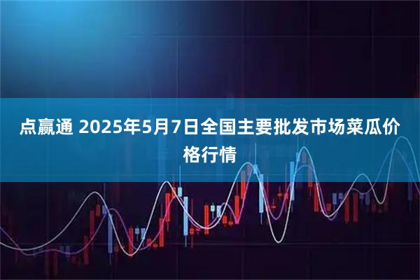 点赢通 2025年5月7日全国主要批发市场菜瓜价格行情