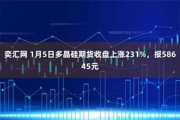奕汇网 1月5日多晶硅期货收盘上涨231%，报58645元