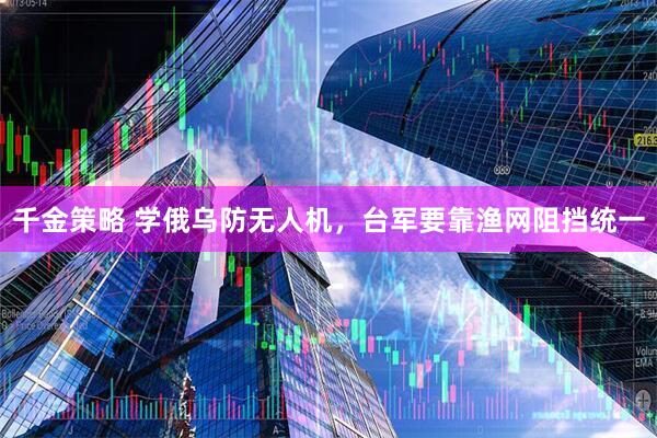 千金策略 学俄乌防无人机，台军要靠渔网阻挡统一